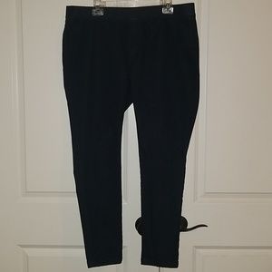 Dark Wash Stretchy Denim Leggings - Size 1X